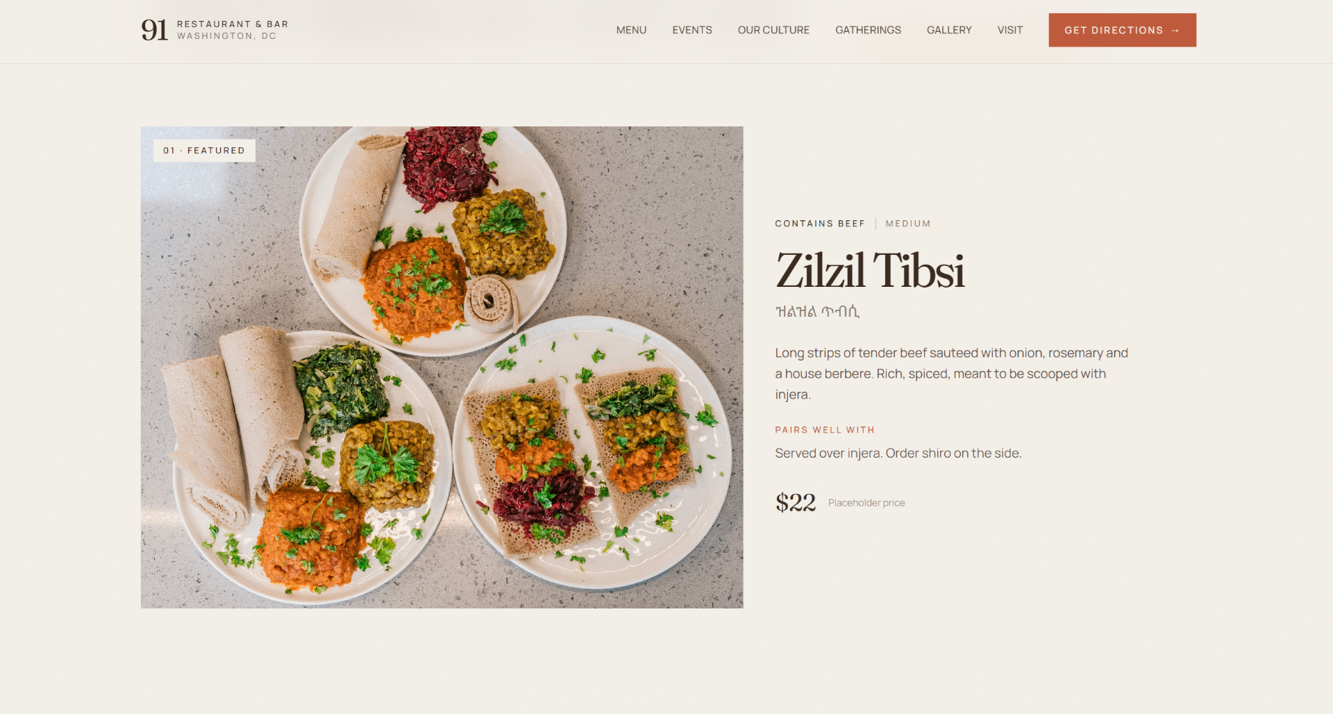 91 Restaurant & Bar, Made to be shared
