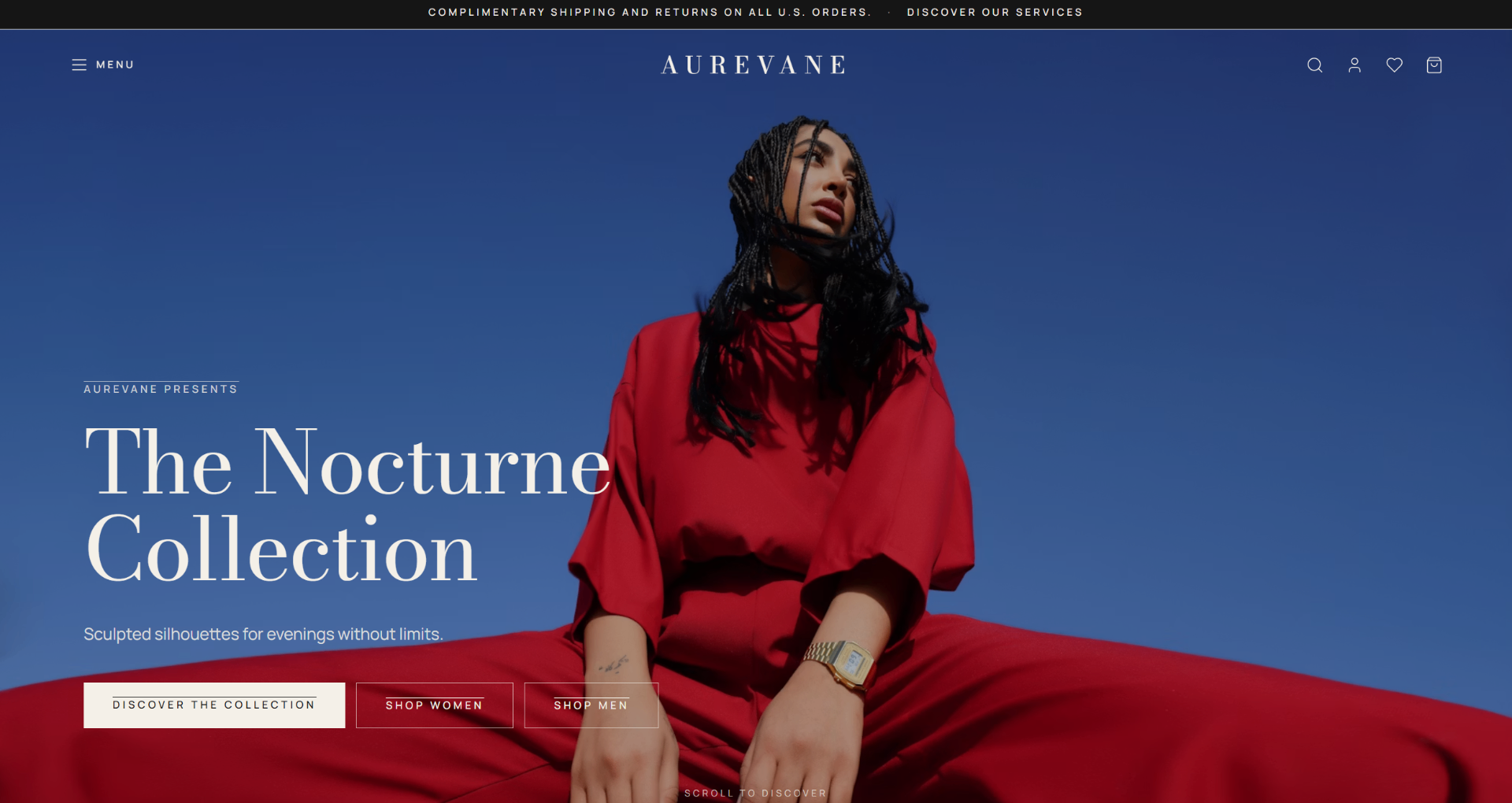 Aurevane — Reachtive concept screenshot