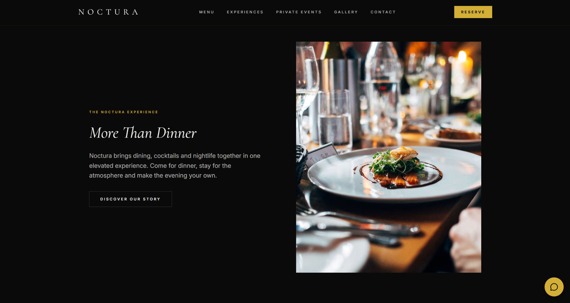 Noctura Restaurant & Lounge, More than dinner