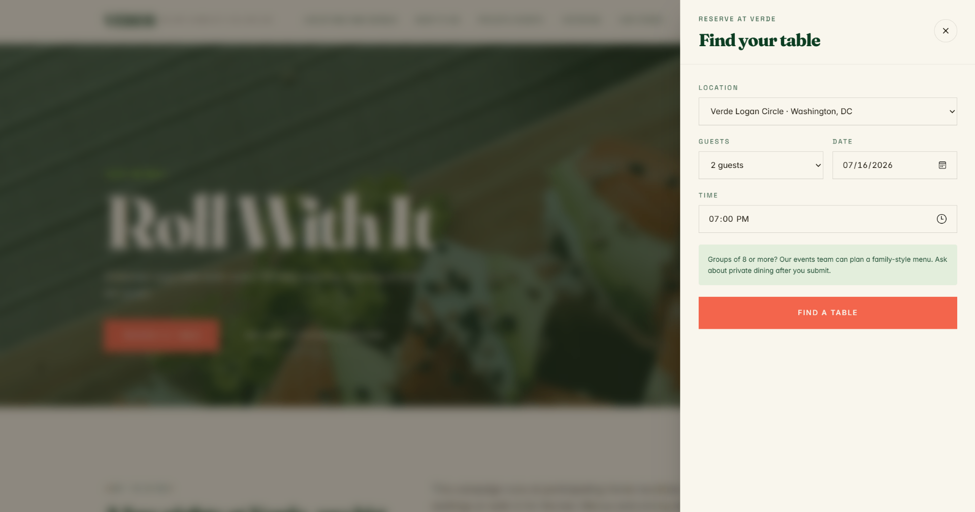 VERDE, More reasons to come to the table